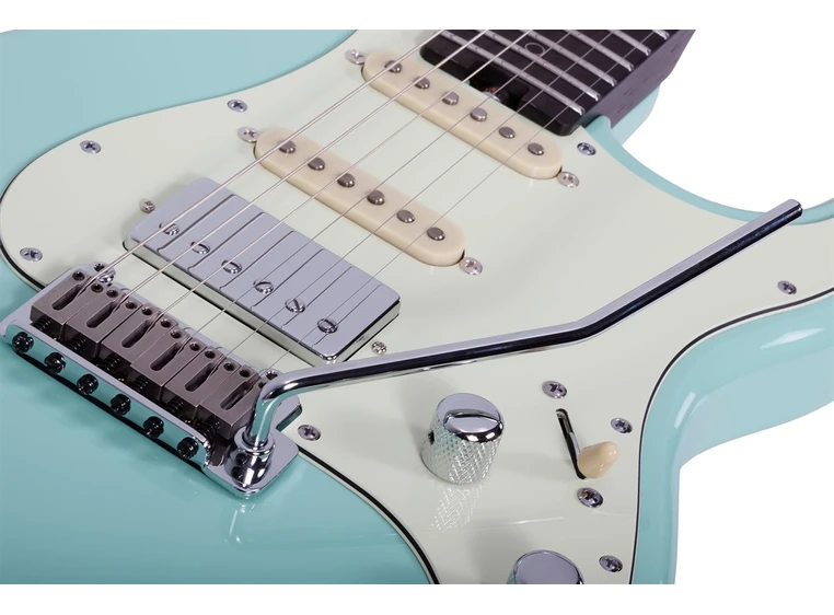 Schecter Nick Johnston Traditional HSS 10th Ann Atomic Green 
