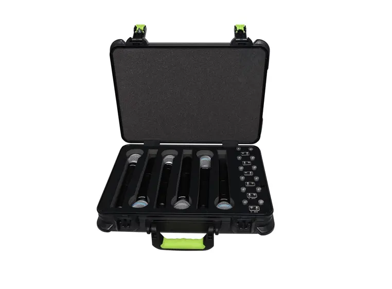 Shure SH-MICCASEW06 Plastic Case to hold (6) W mics 