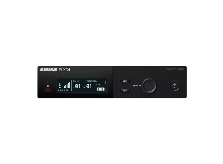 Shure SLXD4+ Wireless Receiver S50 (823-865MHz) 