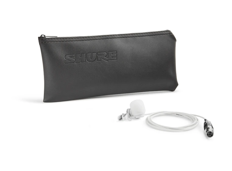 Shure WL185MW/C-TQG Myggmikrofon Cardioid. White 