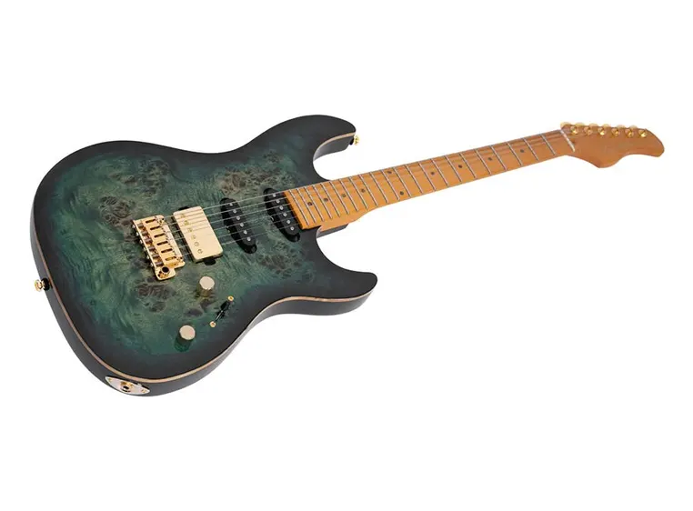 Sire Larry Carlton S10 HSS Transparent green 