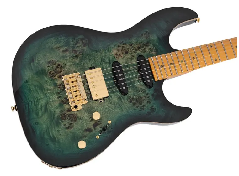 Sire Larry Carlton S10 HSS Transparent green 
