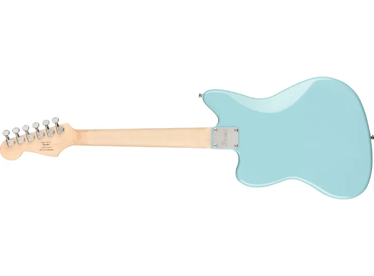 Squier Mini Jazzmaster HH* *Reparert Daphne Blue, Maple Fingerboard 