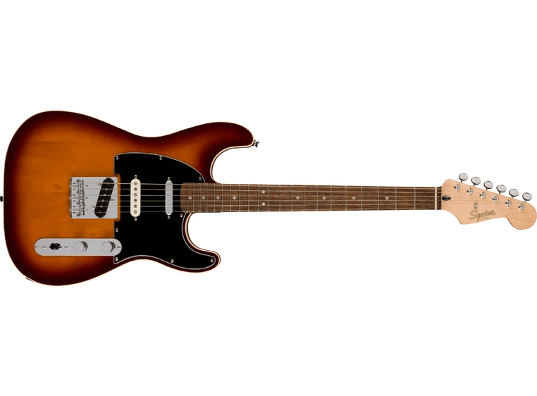 Squier Paranormal Custom Nashville Strat Chocolate 2-Color Sunburst, Laurel 