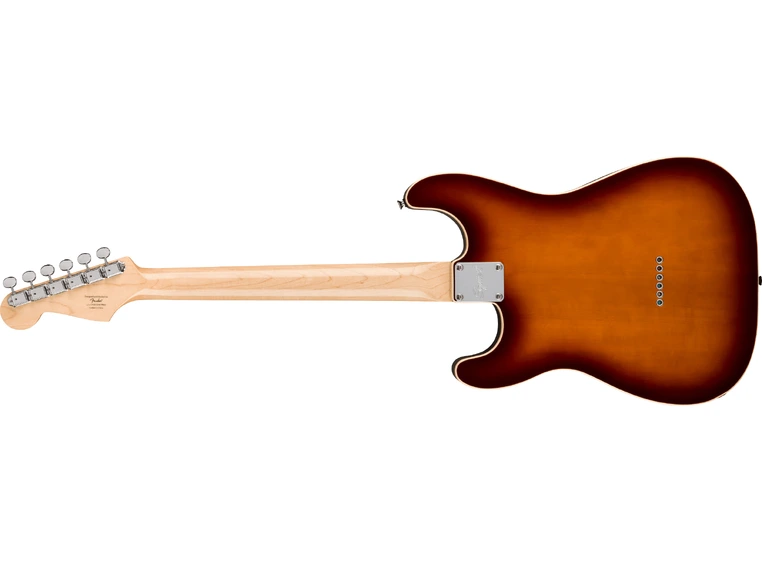 Squier Paranormal Custom Nashville Strat Chocolate 2-Color Sunburst, Laurel 