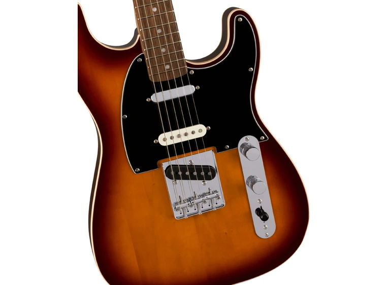Squier Paranormal Custom Nashville Strat Chocolate 2-Color Sunburst, Laurel 