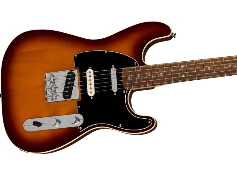 Squier Paranormal Custom Nashville Strat Chocolate 2-Color Sunburst, Laurel 