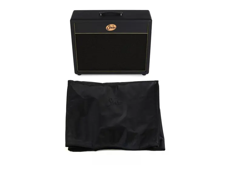 Suhr 2x12 Gitarkabinett, Black tolex Black grill, Warehouse Veteran 30 