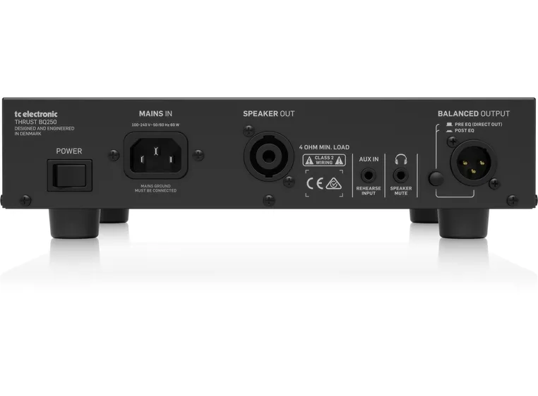 TC Electronic BQ250 250 Watt Portable * Bass Head with Mosfet Preamp *Demovare 