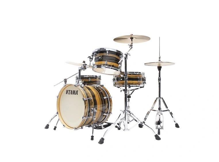Tama CK48S-NET Superstar Classic MA 4pc. Shell-kit, Natural Ebony Tiger Wrap 