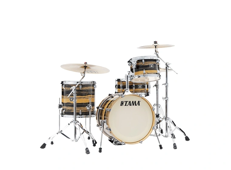 Tama CK48S-NET Superstar Classic MA 4pc. Shell-kit, Natural Ebony Tiger Wrap 