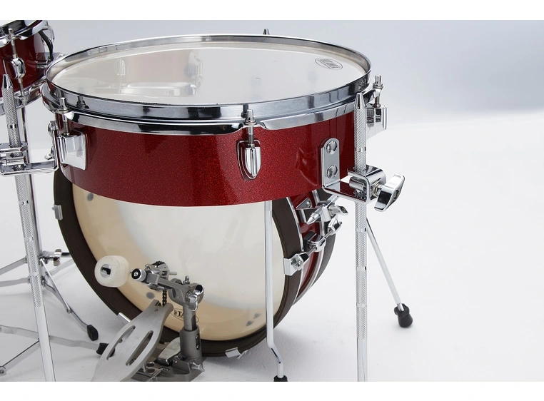 Tama LJK48P-BRM Club Jam Pancake 4-del Shell kit, Burnt Red Mist 