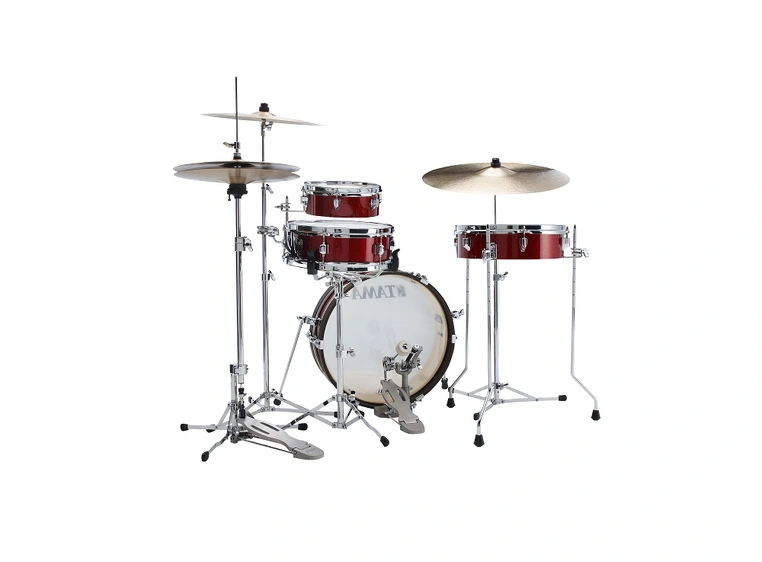 Tama LJK48P-BRM Club Jam Pancake 4-del Shell kit, Burnt Red Mist 