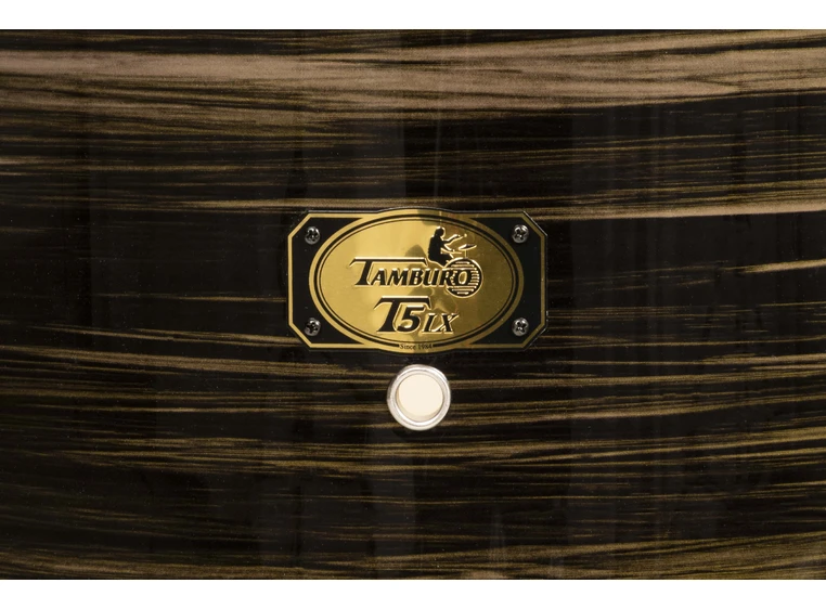 Tamburo TB T5LXFT1414WGBK Gulvtam 14"x 14" WRAP/PVC black wood 