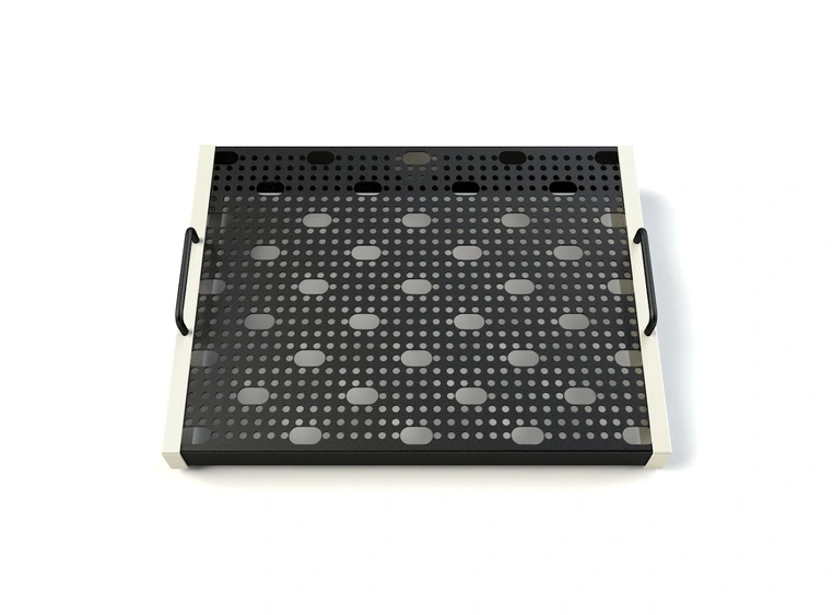 Temple Audio Design DUO Pedalbrett (32 x 43 cm) - Vintage White 