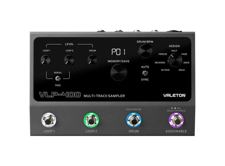 Valeton VLP-400 gitar-multieffekt-pedalbrett 