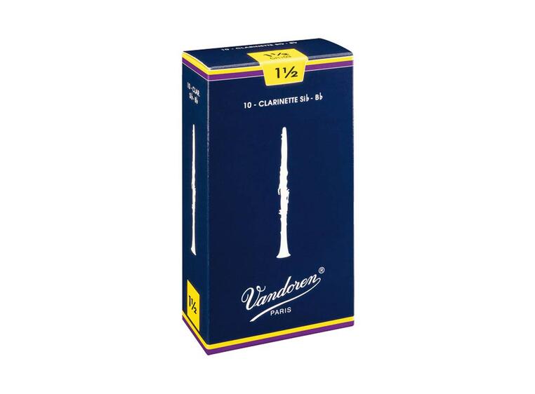 Vandoren Bb-Clarinet Reeds 1.5 10-pack