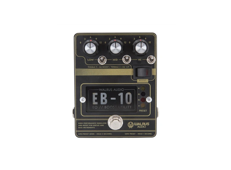 Walrus Audio EB-10 Black Preamp / EQ / Boost 