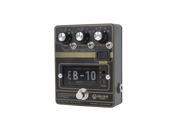 Walrus Audio EB-10 Black Preamp / EQ / Boost 