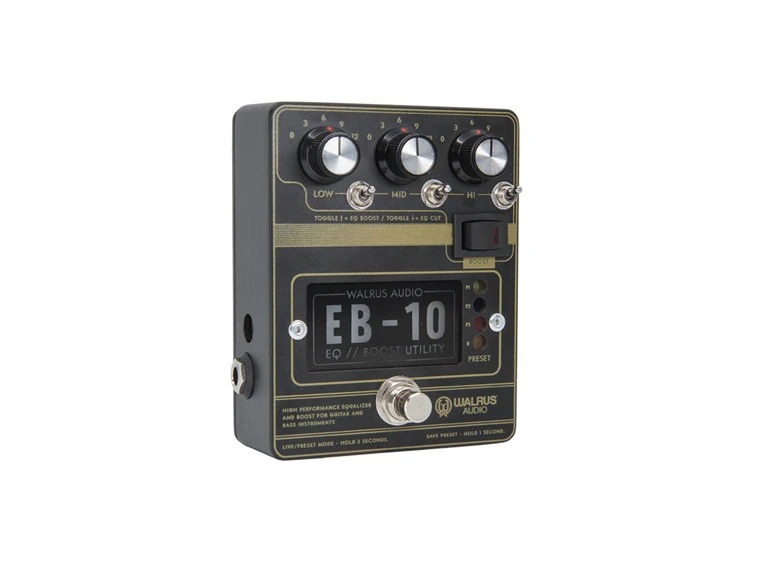 Walrus Audio EB-10 Black Preamp / EQ / Boost 