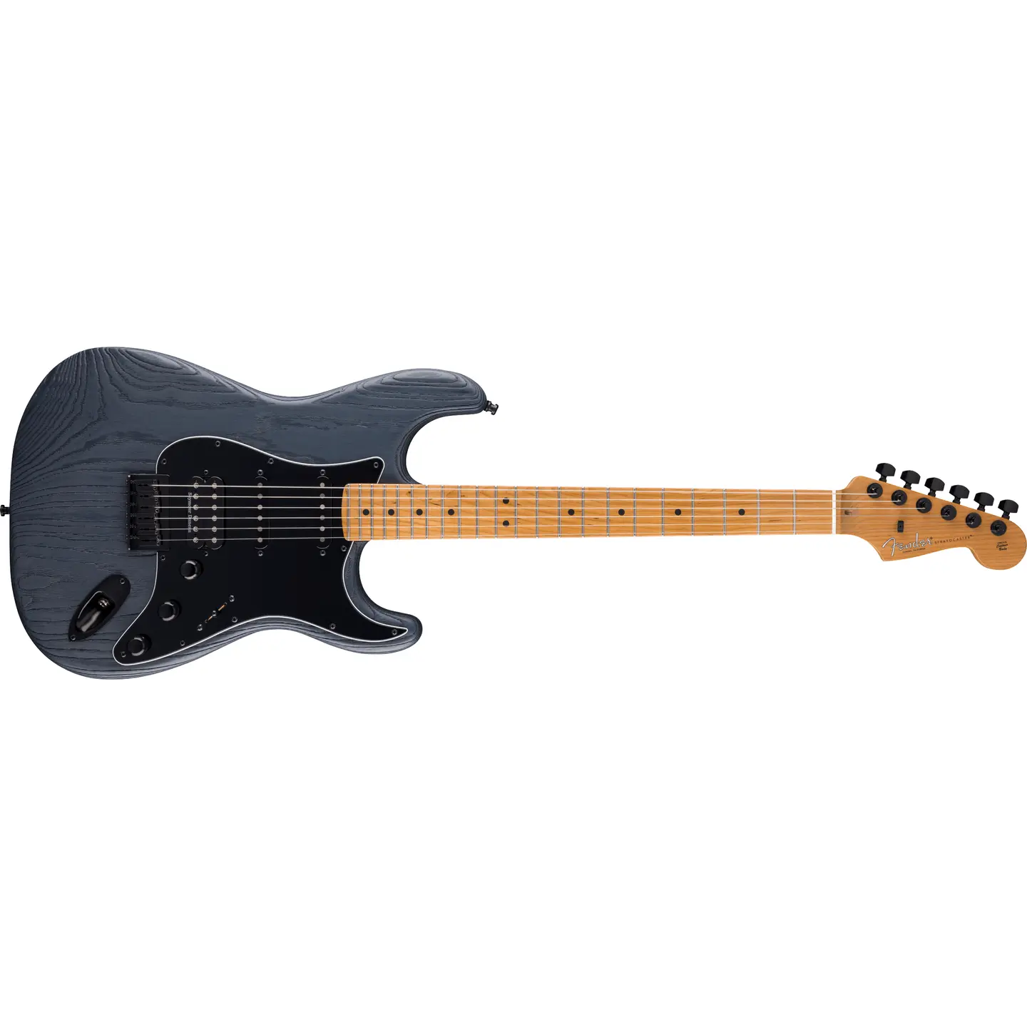 Fender Ltd Ed. American Pro II Strat Sandblasted, HSS, MN, Smoke Transparent