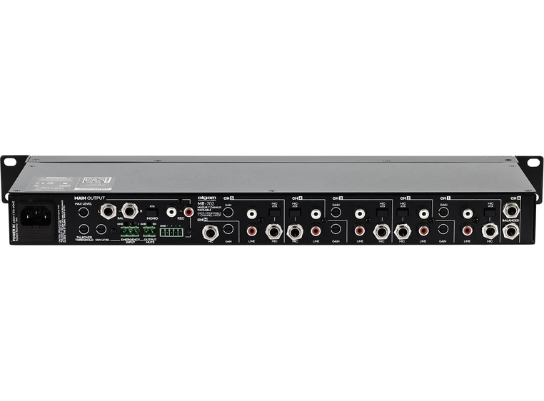 Algam Audio MR-702 Rackmonterbar mikser 7 kanaler 