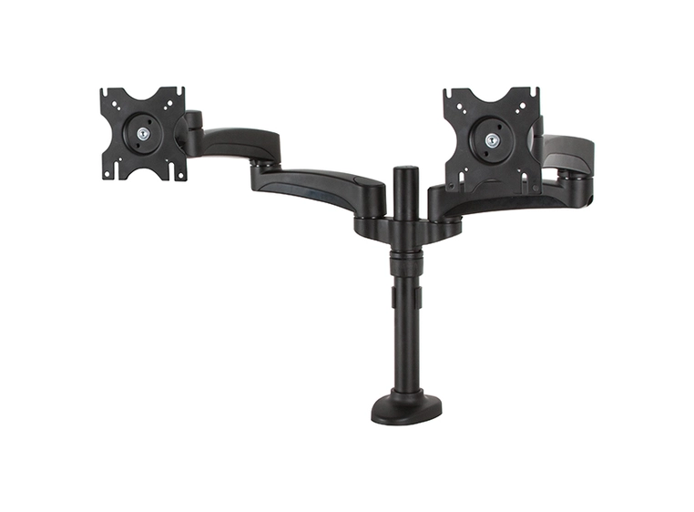 B-Tech BT7374/B Bordstativ for to skjermer, Black 