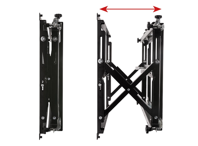 B-Tech BT8310/B Pop-Out Videowall Mount Black XL 