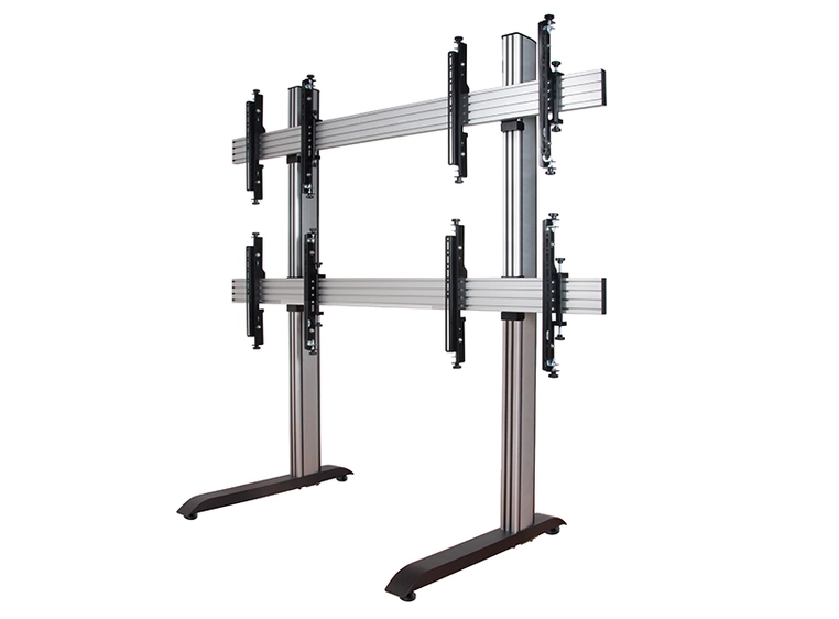 B-Tech BT8370-2x2/BS 2x2 Videowall Black/Silver 