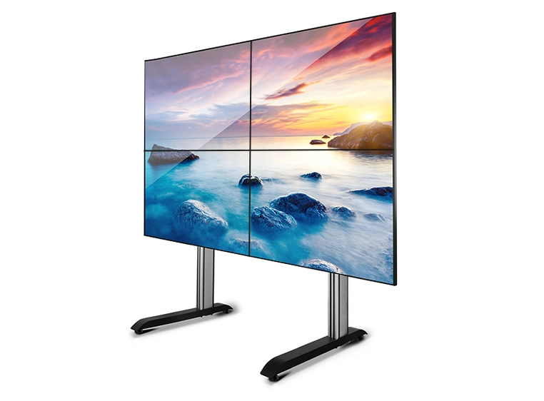 B-Tech BT8370-2x2/BS 2x2 Videowall Black/Silver 
