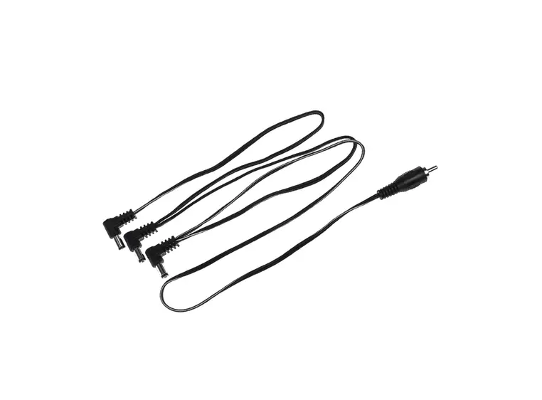 CIOKS 1533 3-way daisy chain Flex type 1 30+30+50cm (sort) 