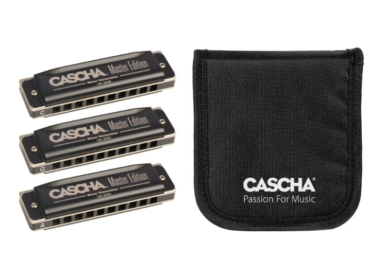 Cascha HH 2344 Set Cascha Munnspill Master Edition 3-pack (C-G-A) w.softcase 