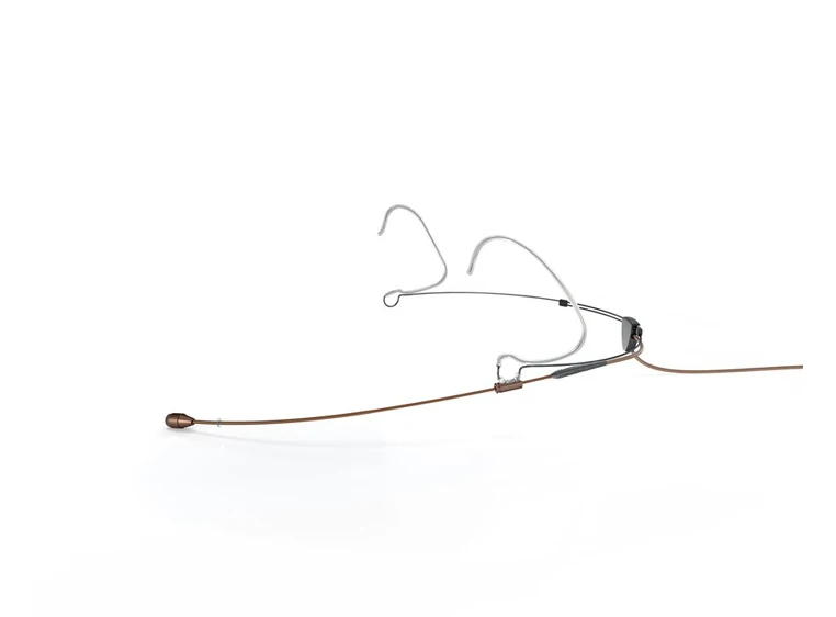 DPA 4466 CORE+ Omni Headset Mic Brown, MicroLock 