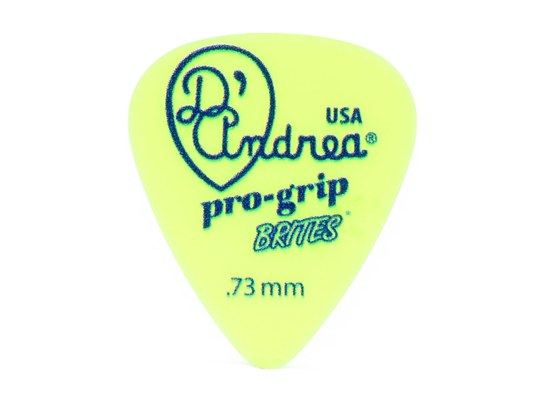 D'Andrea Pro-Grip Brites 351 - 0,73 Medium Yellow, Pick Pack 12-pakning 