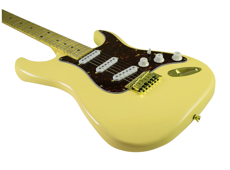 Dimavery ST-203 El-gitar Vintage white 