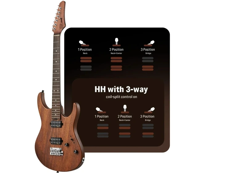 Donner DST-700 el-gitar natural 