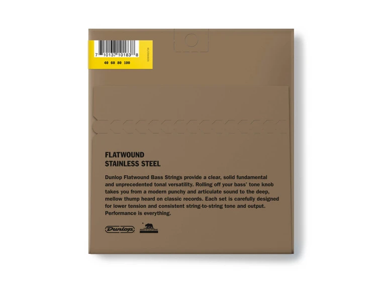 Dunlop DBFS40100S Flatwounds (040-100) Short Scale 