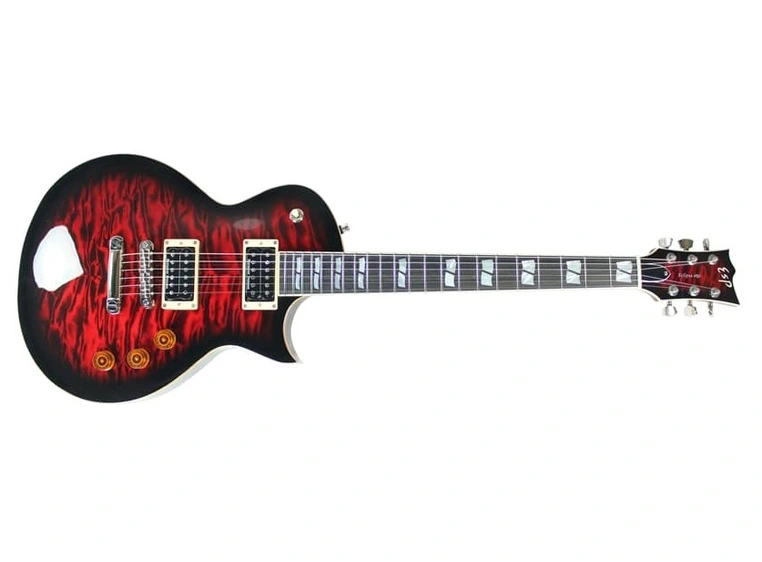 ESP USA Eclipse Quilted Maple SD See Thru Black Cherry Sunburst 