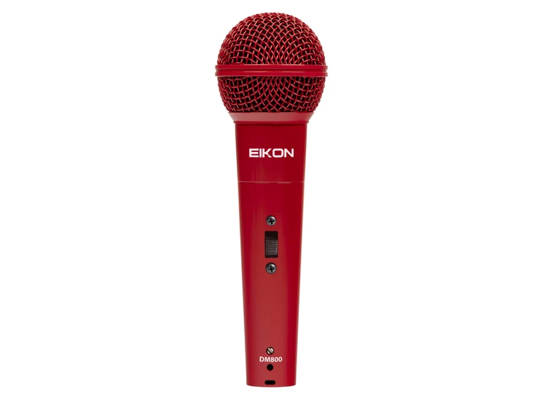 Eikon DM800RD Dynamic Microphone with XLR cable, Red 