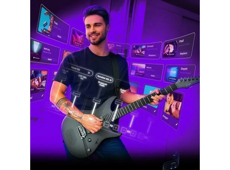 Enya Inspire el-gitar black 