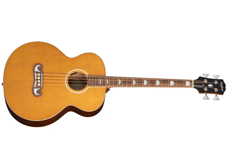 Epiphone El Capitan J-200 Studio Bass Fishman Sonitone Aged Natural Antique 