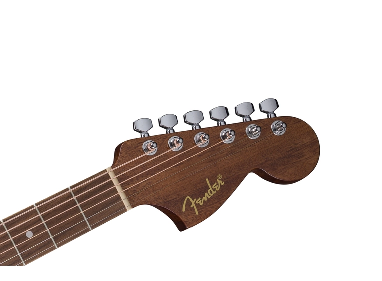 Fender California Standard Monterey Sapele Top, Black Pick, Natural Sapele 