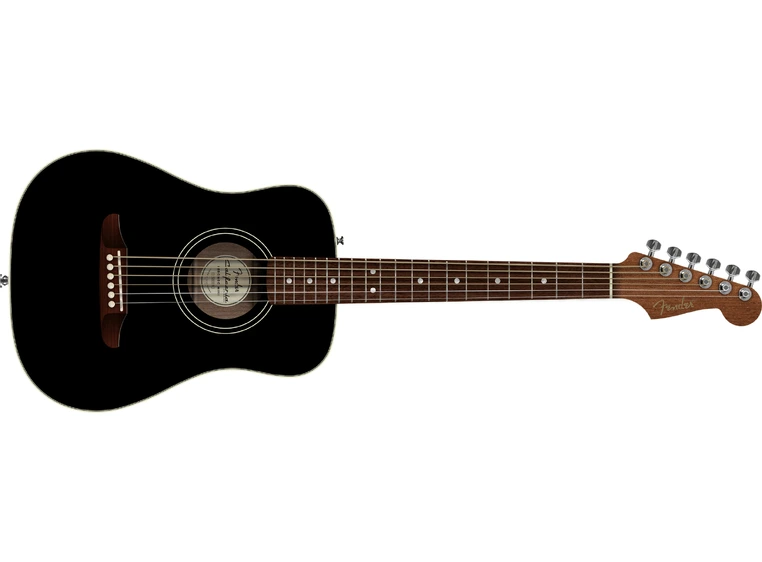 Fender California Standard Redondo Mini with Bag, Spruce Top, Black 