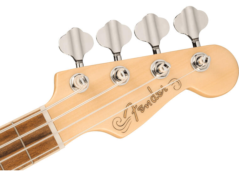 Fender Fullerton Precision Bass Uke Olympic White, Tortoise PG, Walnut FB