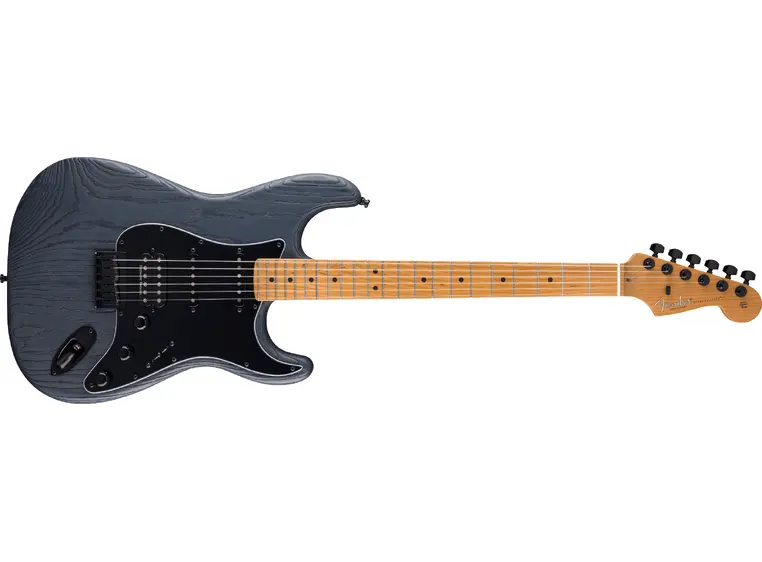 Fender Ltd Ed. American Pro II Strat Sandblasted, HSS, MN, Smoke Transparent 