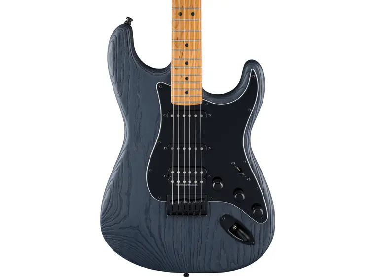 Fender Ltd Ed. American Pro II Strat Sandblasted, HSS, MN, Smoke Transparent 