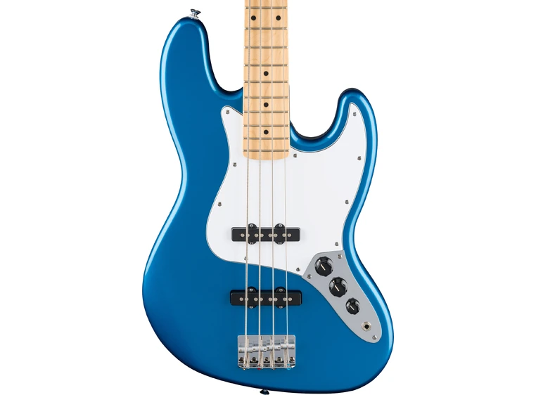 Fender Standard Jazz Bass MN, White Pickg, Aqua Marine Metallic 
