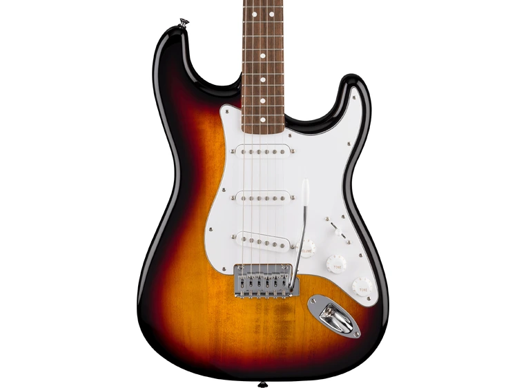 Fender Standard Stratocaster IL, White Pickguard, 3-Color Sunburst 