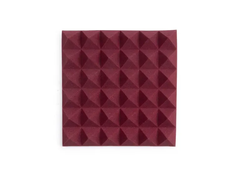 Gator Frameworks GFW-ACPNL1212PBDY-8PK 8 Pack of Burgundy 12x12" Acoustic Panel 