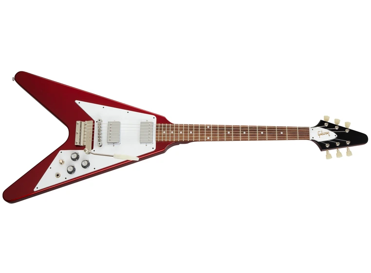 Gibson Customshop 1967 Mahogany Flying V w/Maestro Vibrola Gloss Sparkling Burgnd 